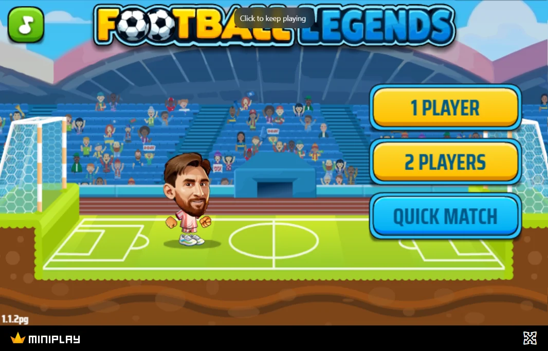 Football Legends gameplay — head-soccer 1v1 match