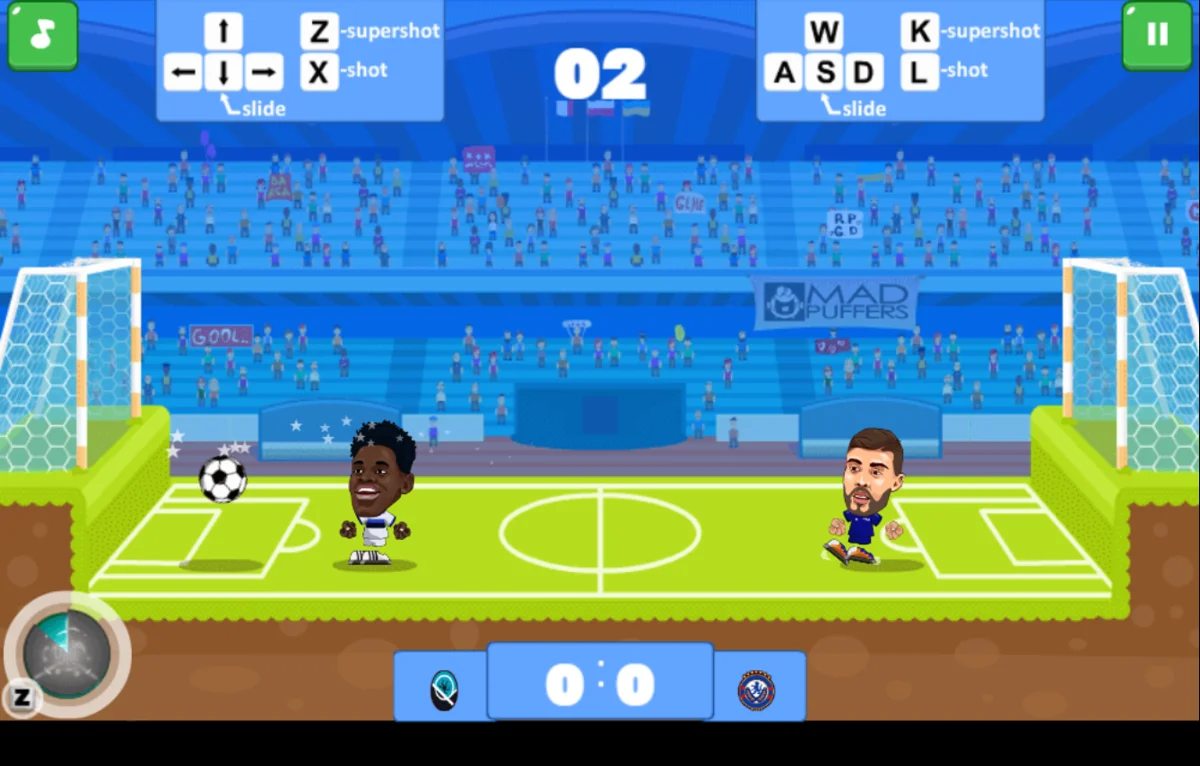 Soccer Legends 2021 gameplay — 1v1 head-soccer match